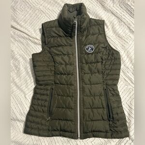 Abercrombie & Fitch Dark Green Quilted Vest